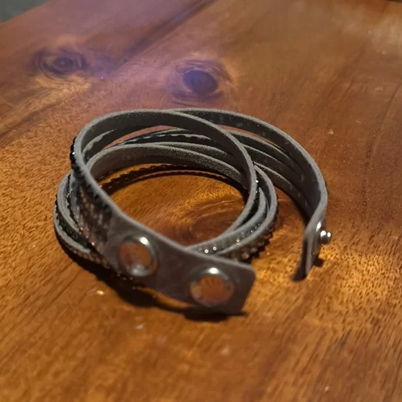 Swarovski Silver and Black Statement Bracelet - Picture 2 of 3